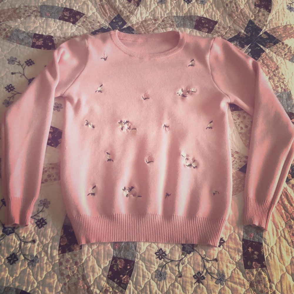 Pink sweater